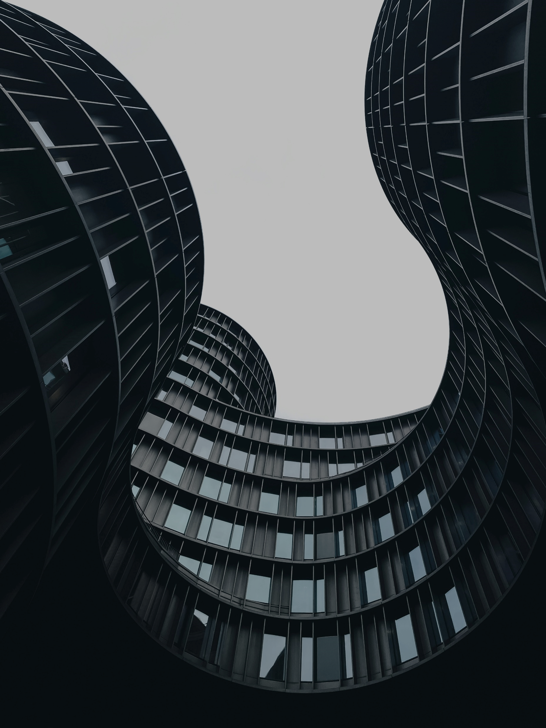 Contemporary financial district architecture